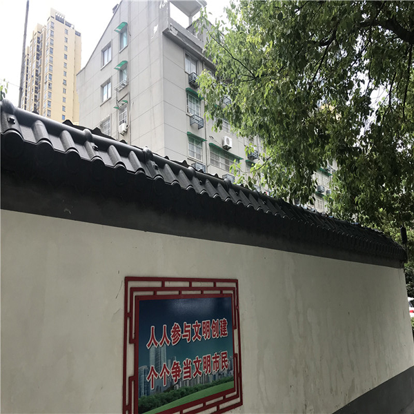 仿古树脂墙头瓦